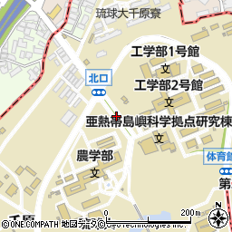 琉大駐車場周辺の地図