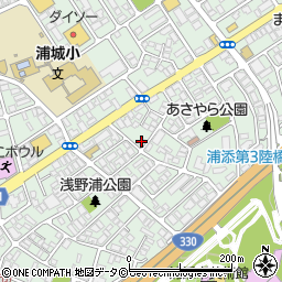 沖縄県浦添市伊祖1丁目22-17周辺の地図