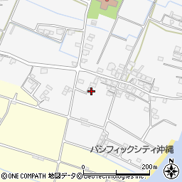 沖縄県中頭郡中城村奥間961-1周辺の地図