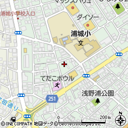 沖縄県浦添市伊祖2丁目11-10周辺の地図