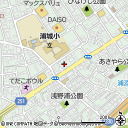 沖縄県浦添市伊祖2丁目30-3周辺の地図