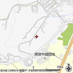 沖縄県中頭郡中城村奥間768周辺の地図