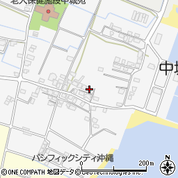 沖縄県中頭郡中城村奥間877周辺の地図