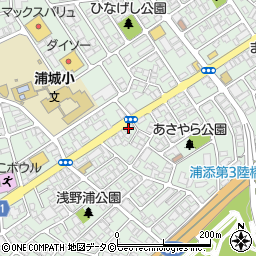 明光義塾　浦添中央教室周辺の地図