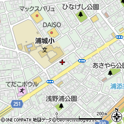 沖縄県浦添市伊祖2丁目30-16周辺の地図