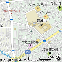 沖縄県浦添市伊祖2丁目12-6周辺の地図