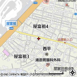 屋富祖天ぷら屋周辺の地図