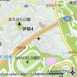 新鋭工業株式会社　沖縄支店周辺の地図