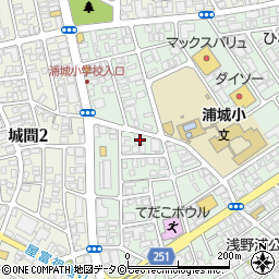 沖縄県浦添市伊祖2丁目4-5周辺の地図