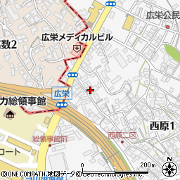 浦添中央ケアセンター周辺の地図