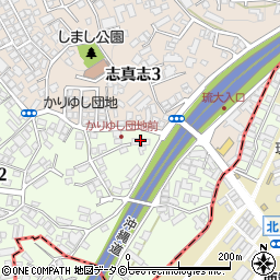 セブンイレブン琉球大学北口店周辺の地図