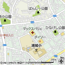琉球銀行マックスバリュ伊祖店 ＡＴＭ周辺の地図