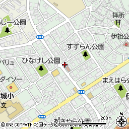 浦添市医師会周辺の地図