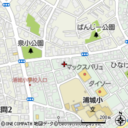 株式会社丸三ランドリー浦城店周辺の地図