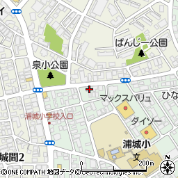 沖縄県浦添市伊祖2丁目17-3周辺の地図