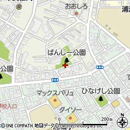 ぱんじー公園周辺の地図