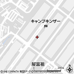 沖縄県浦添市屋富祖周辺の地図