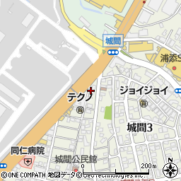 ＥＮＥＯＳセルフ城間ＳＳ周辺の地図