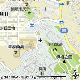 グランピアマンション浦添伊祖１周辺の地図