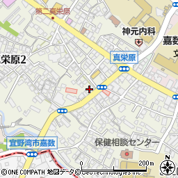 琉球銀行真栄原支店周辺の地図