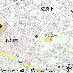 沖縄県宜野湾市佐真下153-18周辺の地図