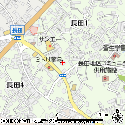 セブンイレブン宜野湾長田１丁目店周辺の地図