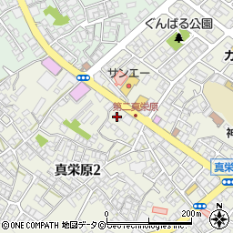 ファミリーマート宜野湾真栄原二丁目店周辺の地図