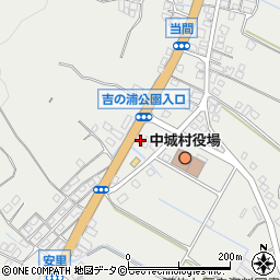 ＪＡ中城ＳＳ周辺の地図
