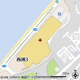 浦添パルコシティ郵便局周辺の地図