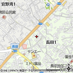 ワイモバイル　宜野湾長田店周辺の地図