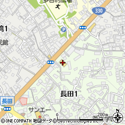 ダイソー＆アオヤマ１００ＹＥＮ　ＰＬＡＺＡ宜野湾店周辺の地図