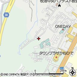 沖縄県浦添市城間2952-13周辺の地図
