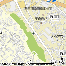 有限会社琉球防災センター浦添営業所周辺の地図