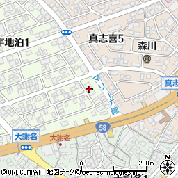 琉球銀行大謝名支店 ＡＴＭ周辺の地図