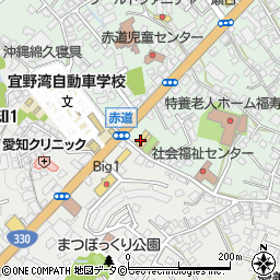 宜野湾バッティングセンター周辺の地図