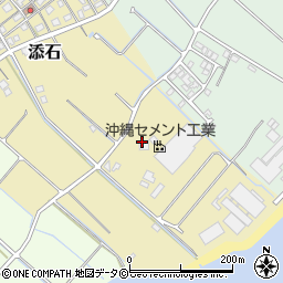 沖縄セメント工業株式会社　生コン事業部添石工場試験室専用周辺の地図