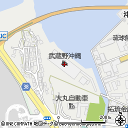 武蔵野沖縄周辺の地図