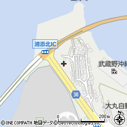 沖縄県浦添市港川566周辺の地図