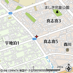 京都屋クリーニング　真志喜店周辺の地図