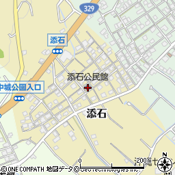 添石公民館周辺の地図