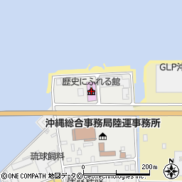 浦添市歴史にふれる館周辺の地図