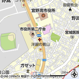 宜野湾市役所前周辺の地図