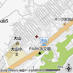 沖縄県宜野湾市大山5丁目2-23周辺の地図