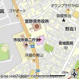 宜野湾市民会館周辺の地図