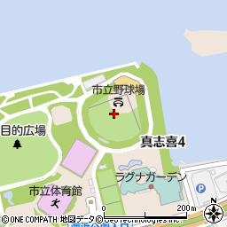 アトムホームスタジアム宜野湾周辺の地図
