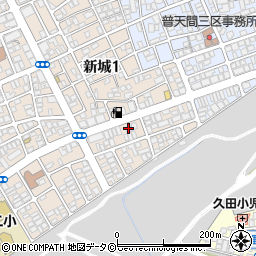 与儀アパート周辺の地図