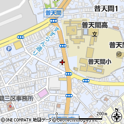 青柳学院普天間校周辺の地図