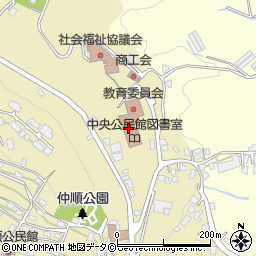 村立中央公民館周辺の地図