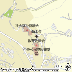 北中城村商工会周辺の地図