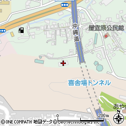砂辺松福テント株式会社　屋宜原支社周辺の地図